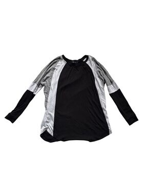 Miss Chievous Black and Gray Long Sleeve Tee
